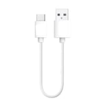 Nettech NT-27 Beyaz 20 cm Type-C Şarj ve Data Kablosu (NT-110214) - 12W Hızlı Şarj Desteği, Dayanıklı Plastik Tasarım