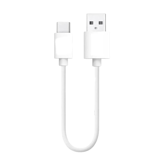 Nettech NT-27 Beyaz 20 cm Type-C Şarj ve Data Kablosu (NT-110214) - 12W Hızlı Şarj Desteği, Dayanıklı Plastik Tasarım