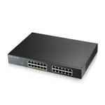 Zyxel GS1915-24EP 24 Port Gigabit Switch - GS1915-24EP-EU0101F, 12 Port PoE, 130W, Yönetilebilir, GbE, Rackmount