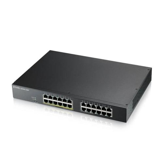 Zyxel GS1915-24EP 24 Port Gigabit Switch - GS1915-24EP-EU0101F, 12 Port PoE, 130W, Yönetilebilir, GbE, Rackmount