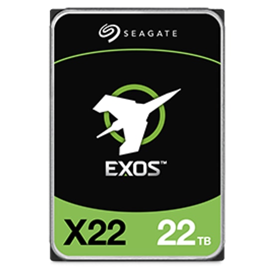 Seagate Exos X22 ST22000NM001E 22 TB 3.5" SATA 3 HDD - 7200 RPM, 512 MB Önbellek, 272 MB/s Sıralı Okuma