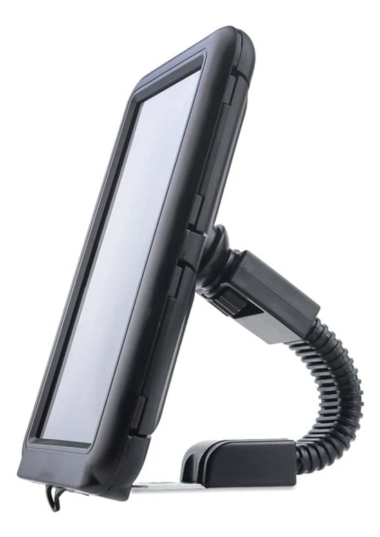 Teknonet PFS-MT3 Bisiklet ve Motosiklet Telefon Tutucu (NT-111758) - 360 Derece Dönerli, Güçlü Kavrama, Universal, Siyah