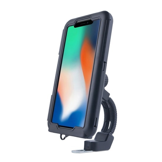 Teknonet PSD-MT5 Bisiklet ve Motosiklet Telefon Tutucu (NT-111759) - 360 Derece Dönerli, Güçlü Kavrama, Universal, Siyah