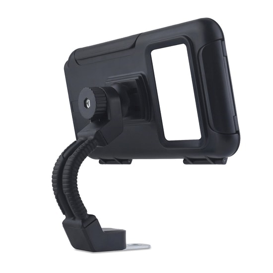 Teknonet PSD-MT5 Bisiklet ve Motosiklet Telefon Tutucu (NT-111759) - 360 Derece Dönerli, Güçlü Kavrama, Universal, Siyah