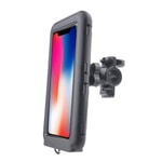 Teknonet PFS-BK Bisiklet Motosiklet Telefon Tutucu (NT-111761) - 360 Derece Dönerli, Güçlü Kavrama, Universal, Siyah