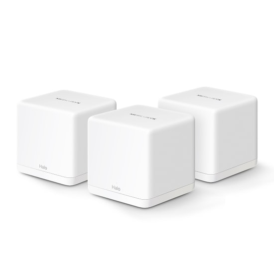 TP-Link Mercusys HALO-H60X AX1500 WiFi 6 Mesh Sistemi - 3'lü Paket, 550m2 Kapsama, 100+ Cihaz, Gigabit LAN, Mesh, OFDMA