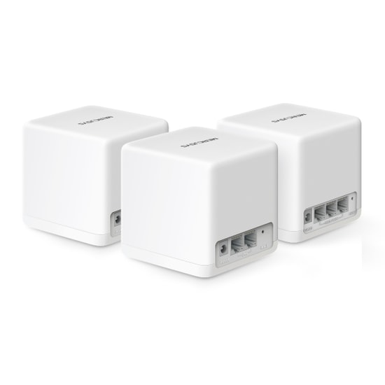 TP-Link Mercusys HALO-H60X AX1500 WiFi 6 Mesh Sistemi - 3'lü Paket, 550m2 Kapsama, 100+ Cihaz, Gigabit LAN, Mesh, OFDMA
