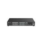 Ruijie Reyee RG-ES220GS-P 16 Port Gigabit Yönetilebilir PoE Switch - 2xSFP, 2xRJ45 Uplink, 250W, Rackmount Tasarım