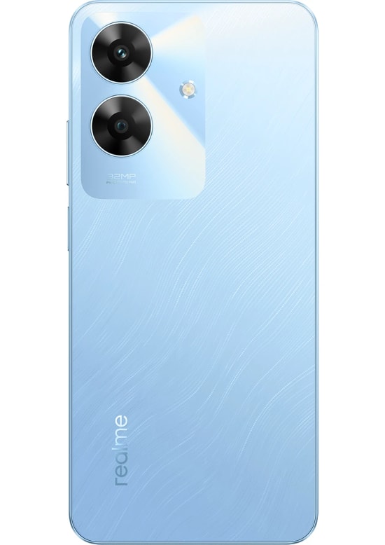 Realme Note 60 (128GB/6GB RAM) 6.74" HD+ 90Hz Ekran, 32MP Kamera, Gökyüzü Mavi Akıllı Telefon - Türkiye Garantili