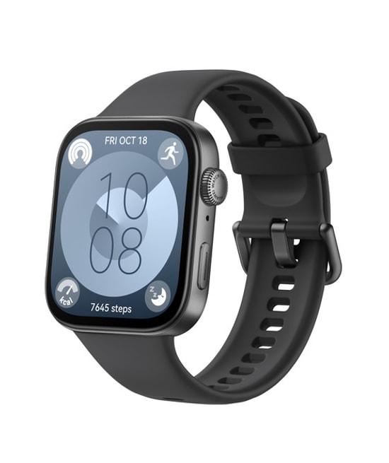 Huawei Watch Fit 3 Silikon Siyah Akıllı Saat (55020CEC) - 1.8 AMOLED Ekran, BT 5.2, GPS, Uyku Takibi (Türkiye Garantili)