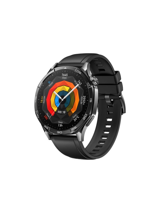 Huawei Watch GT 5 46mm Siyah Akıllı Saat - 1.43" AMOLED Ekran, 14 Gün Pil Ömrü, TruSense Sağlık Takibi, Bluetooth Arama