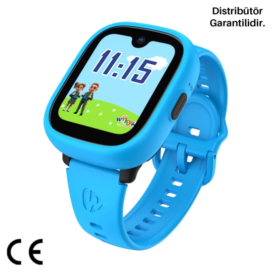 Wiky Watch 5 Plus Mavi Akıllı Çocuk Saati (Türkiye Garantili) - Görüntülü Arama, GPS, 1.78" AMOLED Ekran, SOS