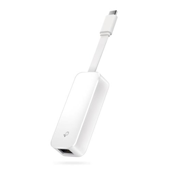 TP-LINK UE300C USB 3.0 Type-C Gigabit Ethernet Beyaz Ağ Adaptörü - 1000Mbps Hız, Tak Çalıştır, Kompakt, LED Gösterge