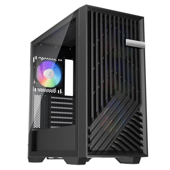 1st Player FD8 750W Siyah 80+ ARGB 6x12cm Fan E-ATX Gaming Oyuncu Kasası - USB 3.0, Temperli Cam, Mesh