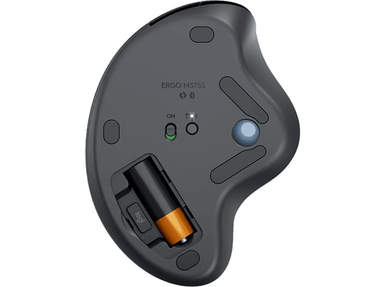 Logitech Ergo M575S Grafit Bluetooth Trackball Mouse (910-007029) - 2000 DPI, 5 Tuşlu, Ergonomik Tasarım, Sessiz Tıklama