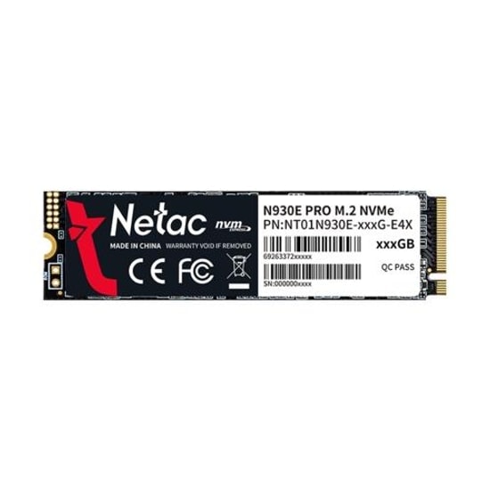 Netac N930E Pro 1TB NVMe M.2 SSD (NT01N930E-001T-E4X) - 2130MB/s-1720MB/s, PCIe 3.0 x4, 2280 Form Faktörü Ssd