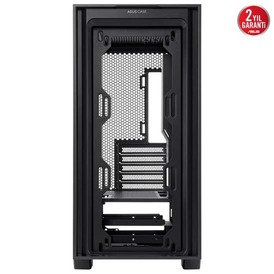 Asus A21-PLUS-SIYAH mATX Oyuncu Kasası - 360mm Radyatör, 380mm Ekran Kartı, ARGB 4 Fan, Temperli Cam, Mesh Siyah