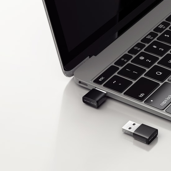 TP-Link Mercusys MA12N 300Mbps Nano USB Wi-Fi Ağ Adaptörü - WiFi 4, Dahili Anten, 2.4GHz, WPA3, Tak Çalıştır Özelliği