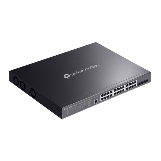 TP-Link Omada TL-SG3428XMPP PoE Switch - 24 Port Gigabit, 4x10GE SFP+, L2 Yönetilebilir, 384W PoE+, USB, DHCP Desteği