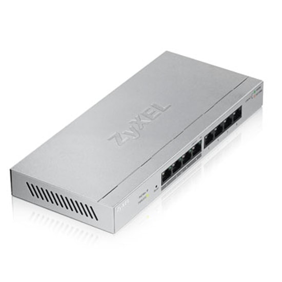 Zyxel GS1200-8HPV2-EU0101F 8 Port Gigabit PoE Switch - Web Yönetilebilir, 60W Güç, 4x PoE Port, Masaüstü Kasa