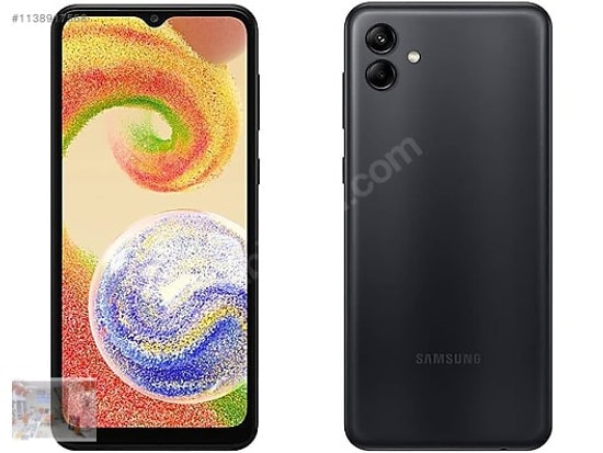 Samsung Galaxy A04 64 GB 4GB Siyah Akıllı Telefon (Türkiye Garantili) - 6.5" Ekran, 5000 mAh Pil, 50 MP Çift Kamera, 4G