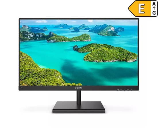 Philips 275E1S/00 27" QHD 2560x1440 75Hz 4ms Siyah VA LCD Monitör - 250nits, HDMI, VGA, DP, Vesa, FreeSync, SmartImage