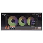 Aigo AI DCS360 360mm ARGB Siyah Sıvı İşlemci Soğutucu - 3x120mm Fan, 2000 RPM, Yüksek Performanslı, LGA1700/AM5/1851