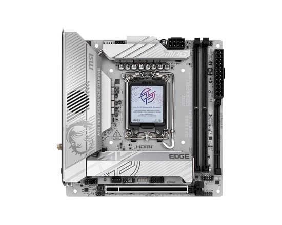 Msi Mpg Z890I Edge TI Wifi Soket 1851 DDR5 8600mhz (OC) Usb 20Gbps 4xm.2 2xTb4 Hdmi 2xDp 5G Lan WiFi 7 M-Itx Ana Kart
