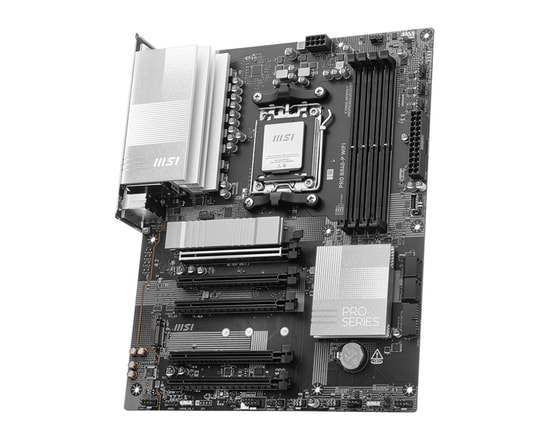 MSI PRO B840-P WIFI Anakart: AMD AM5, DDR5 8000MHz (OC), Çift M.2, HDMI, Wi-Fi 7, 2.5G LAN, USB 10Gbs Type-C, ATX