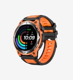 LinkTech S93 Premium Turuncu Akıllı Saat (TR Garanti) - 1.43" Süper AMOLED Ekran, IP68, Nabız, Uyku Takibi, 7 Gün Pil