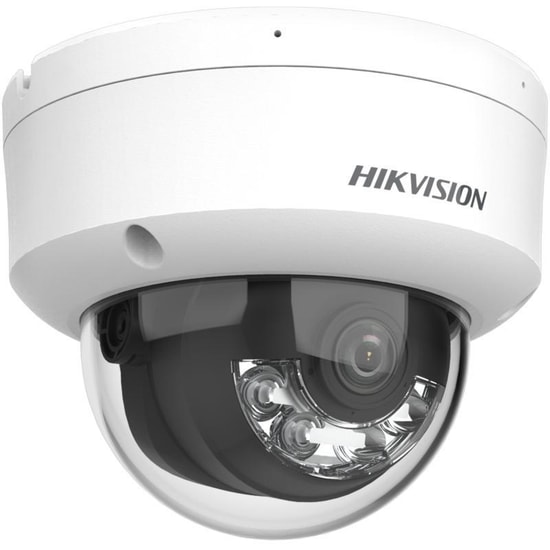 Hikvision DS-2CD1121G2-LIUF 2MP 2.8mm Dome IP Kamera - 30m IR, Smart Hybrid Light, Dahili Mikrofon, H.265+, IP67, IK08