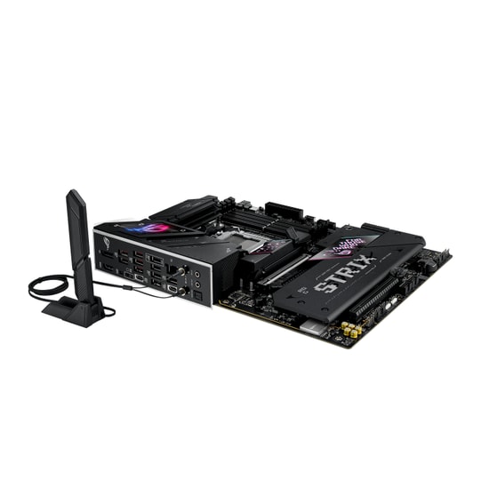 Asus ROG Strix B850-E Gaming WiFi 7 Anakart: AM5, DDR5 8000MHz, 5xM.2, DP, HDMI, USB4 40 Gbps, WiFi 7, 5G LAN, ARGB, ATX