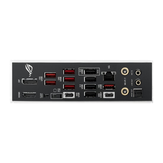 Asus ROG Strix B850-E Gaming WiFi 7 Anakart: AM5, DDR5 8000MHz, 5xM.2, DP, HDMI, USB4 40 Gbps, WiFi 7, 5G LAN, ARGB, ATX
