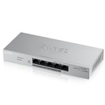 Zyxel GS1200-5HPV2-EU0101F 5 Port Gigabit PoE Switch - 60W, Web Yönetilebilir, 10/100/1000 Mbps, Metal Kasa