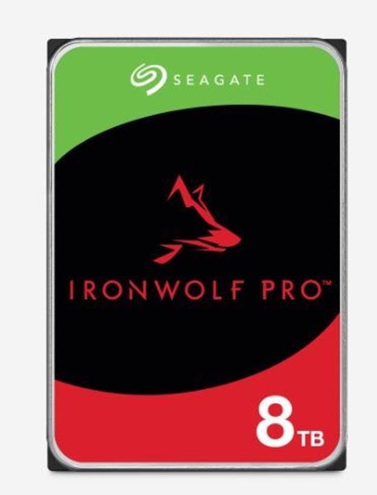Seagate 8 TB IronWolf Pro 3.5" (ST8000NT001) SATA3 7200RPM 256MB NAS HDD - 255 MB/s, 5 Yıl Resmi Distribütör Garantili
