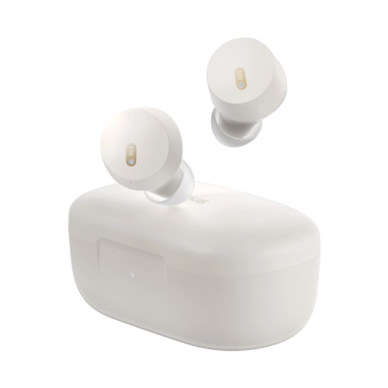Baseus Bowie E18 True Wireless TWS Beyaz Kulak İçi Bluetooth Kulaklık - 300mAh Pil, ENC Gürültü Engelleme, 10m Menzil