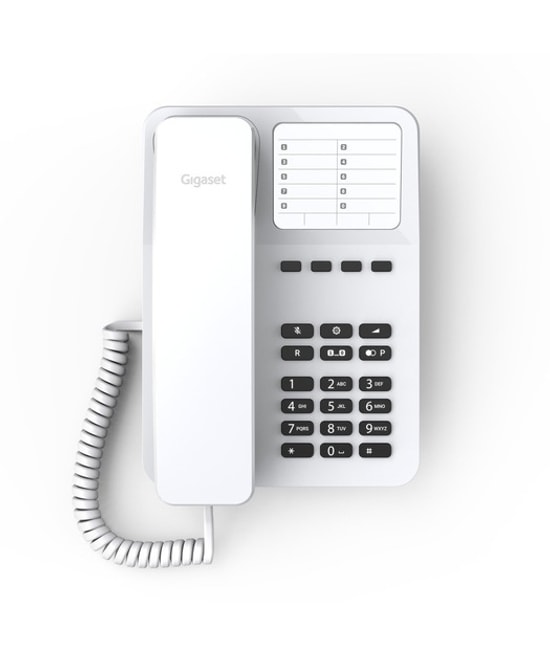 Gigaset DESK400 Beyaz Masa Tipi Telefon - Kolay Kullanım, Şık Tasarım ve Üstün Ses Kalitesi