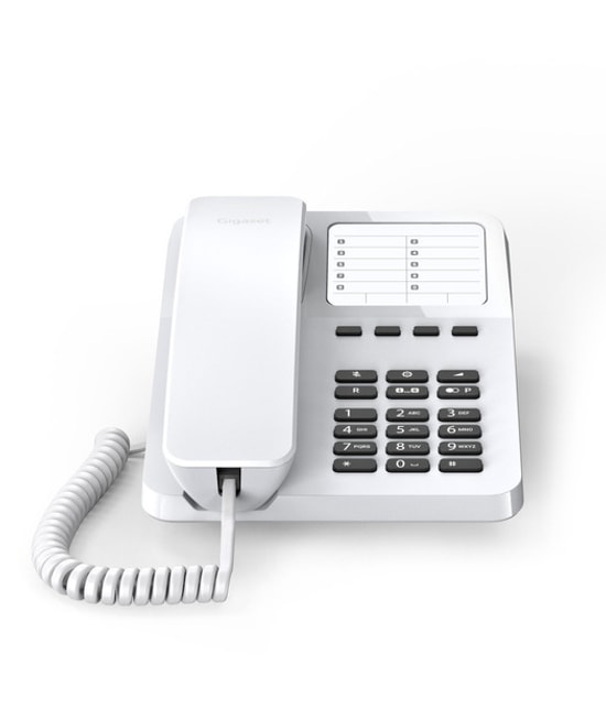 Gigaset DESK400 Beyaz Masa Tipi Telefon - Kolay Kullanım, Şık Tasarım ve Üstün Ses Kalitesi