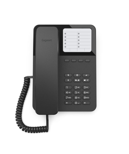 Gigaset DESK400 Siyah Masa Tipi Telefon - Telefon Rehberi, Net ve Kullanışlı Ofis Masa Telefonu