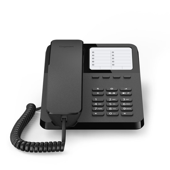 Gigaset DESK400 Siyah Masa Tipi Telefon - Telefon Rehberi, Net ve Kullanışlı Ofis Masa Telefonu