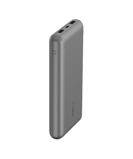 Belkin BPB012BTGY 20000mAh 15W Powerbank - Uzay Grisi, 2x USB-A ve 1x USB-C Port, Taşınabilir Hızlı Şarj Cihazı