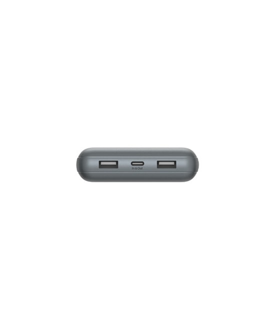 Belkin BPB012BTGY 20000mAh 15W Powerbank - Uzay Grisi, 2x USB-A ve 1x USB-C Port, Taşınabilir Hızlı Şarj Cihazı