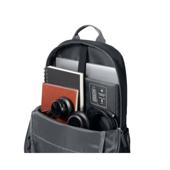 HP 9W0Z7AA 15.6" Siyah Laptop Sırt Çantası - Su Geçirmez Kumaş, Geniş İç Hacim, EPE Köpük Dolgu Air Mesh, LDPE Polyester