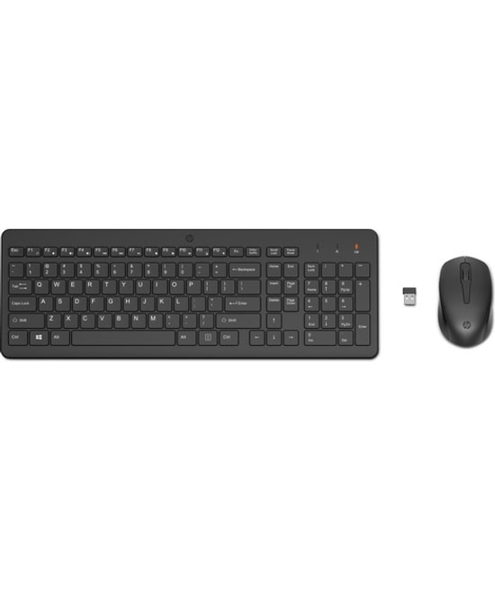 HP 330 Kablosuz Türkçe Siyah Klavye Mouse Seti (2V9E6AA) - 1600DPI Optik, Ergonomik Tasarım, Uzun Pil Ömrü, 10m Menzil