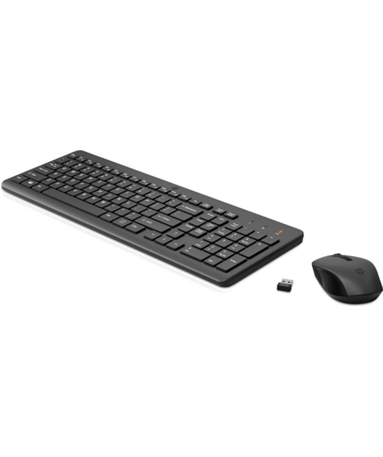 HP 330 Kablosuz Türkçe Siyah Klavye Mouse Seti (2V9E6AA) - 1600DPI Optik, Ergonomik Tasarım, Uzun Pil Ömrü, 10m Menzil