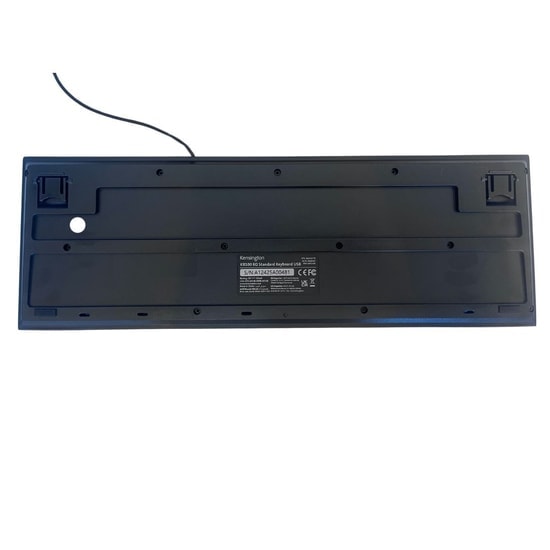 Kensington KB100 EQ Kablolu Türkçe Q Klavye (K63727TR) - Tam Boyut, Sürdürülebilir Seçim, Ergonomik, USB, Siyah