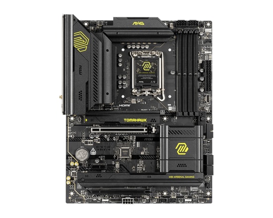 MSI MAG B860 Tomahawk Wi-Fi 7 Anakart: Intel LGA1851, DDR5 9200MHz, PCIe 5.0, 3xM.2, 5G LAN, USB4, Thunderbolt 4, ATX