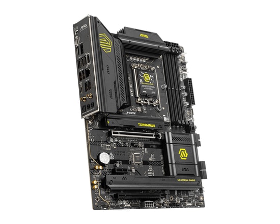 MSI MAG B860 Tomahawk Wi-Fi 7 Anakart: Intel LGA1851, DDR5 9200MHz, PCIe 5.0, 3xM.2, 5G LAN, USB4, Thunderbolt 4, ATX
