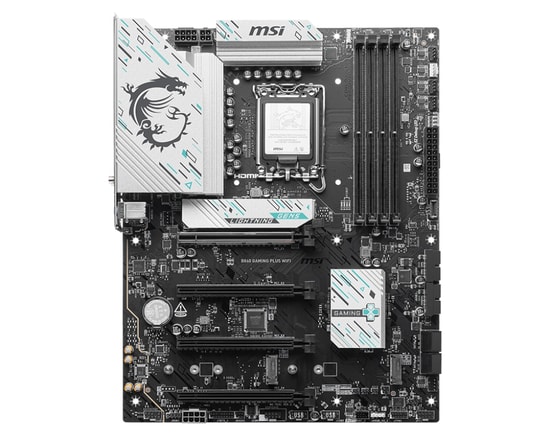 MSI B860 Gaming Plus WIFI: Intel LGA1851, DDR5 8600MHz, PCIe 5.0, Wi-Fi 7, Çift M.2, USB4, Thunderbolt 4 ATX Anakart