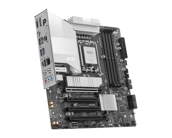 MSI Pro B860M-A Wi-Fi Anakart: Intel LGA1851, DDR5 8600Mhz (OC), Wi-Fi 7, HDMI, DP, 3xM.2, USB4, 5G LAN, Micro ATX